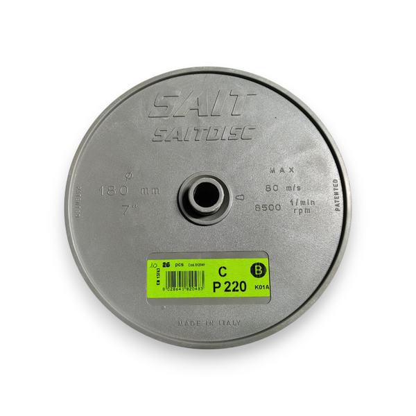 Discos abrasivos carburo de silicio 180mm 80ms 8500rpm