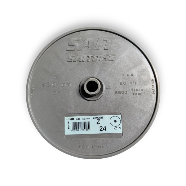 Discos abrasivos carburo de silicio 180mm 80ms 8500rpm