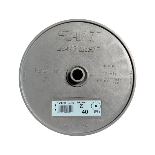 Discos abrasivos carburo de silicio 180mm 80ms 8500rpm