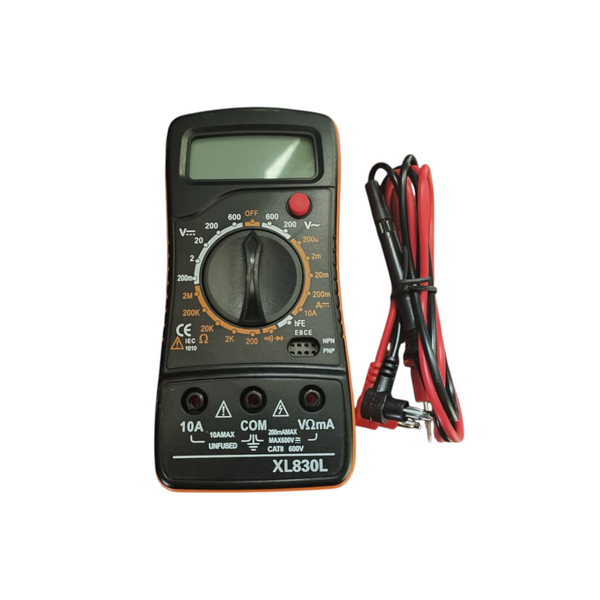 Multimetro digital de mano lcd retroiluminacion ac/dc