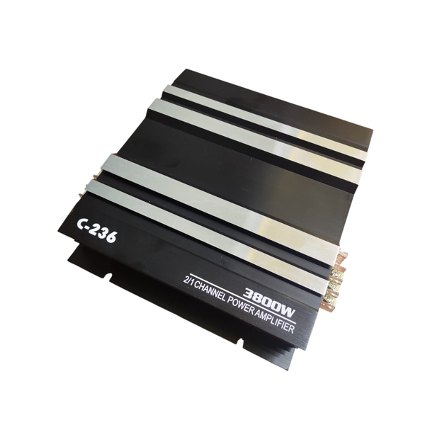 Amplificador de auto para de 2 canales 3800w
