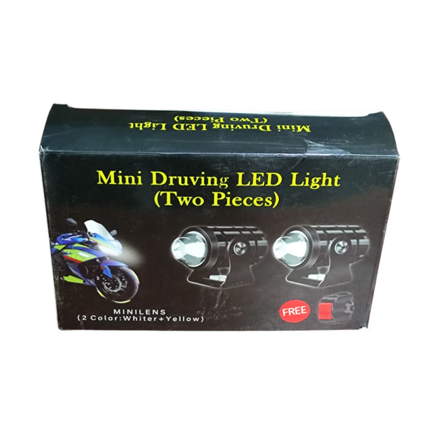 Faros auxiliares para moto 6000lm lupa auto