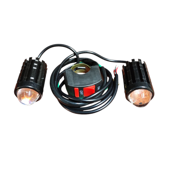 Faros auxiliares para moto 6000lm lupa auto