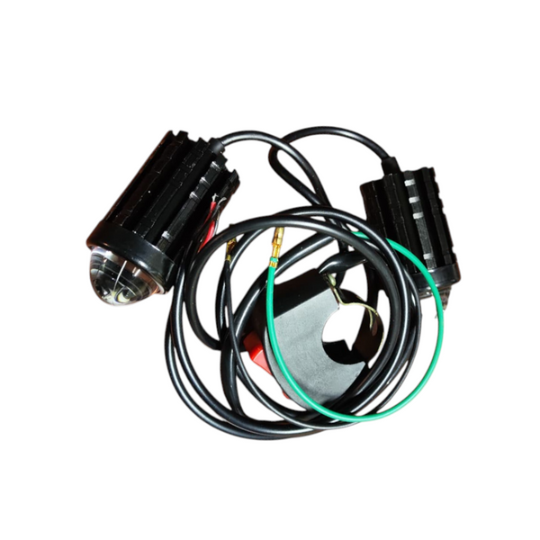 Faros auxiliares para moto 6000lm lupa auto