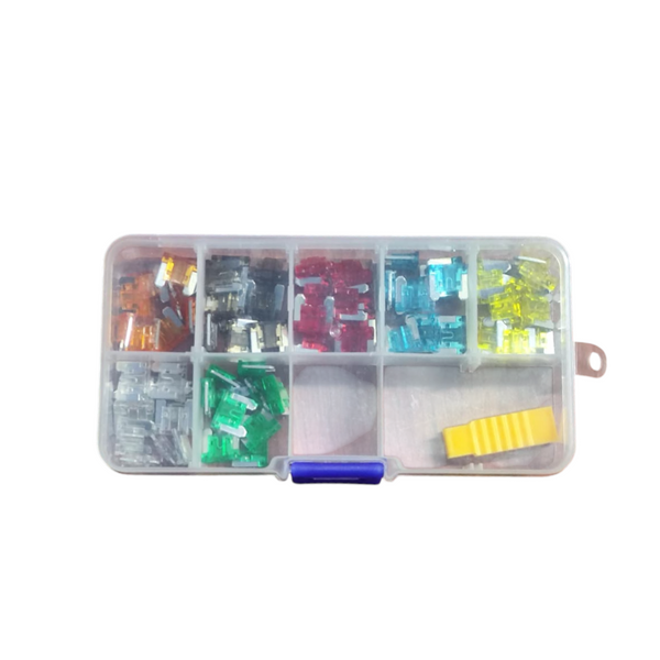 Kit 70 fusibles automotriz con caja