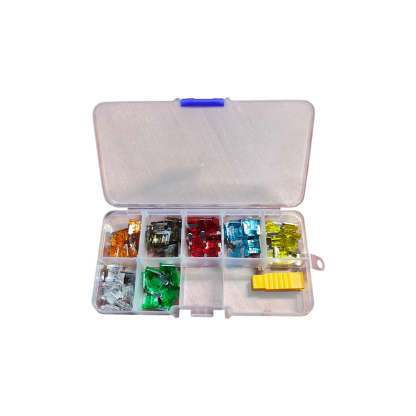 Kit 70 fusibles automotriz con caja
