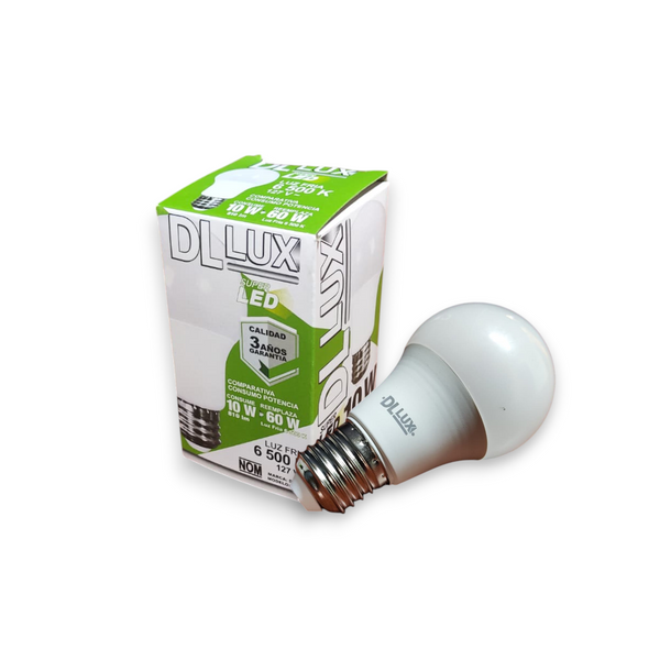 Pack 10 focos led 10w luz fría 810lm 6500k Dl lux