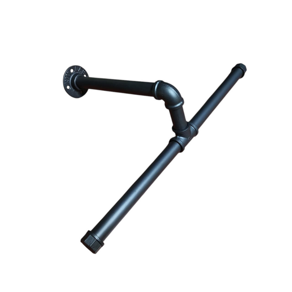 Perchero de pared acero colgador de ropa de tubo