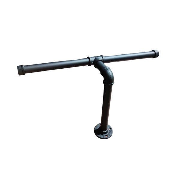 Perchero de pared acero colgador de ropa de tubo