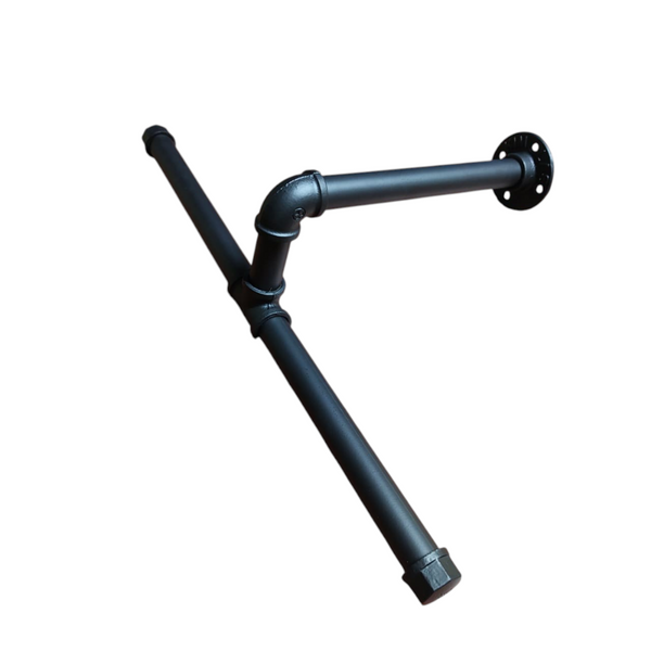 Perchero de pared acero colgador de ropa de tubo