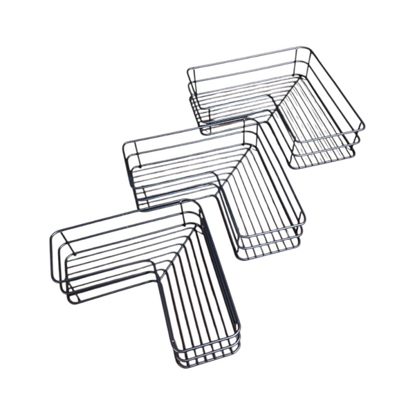 Juego De 3 Soportes Para Estantes De Esquina