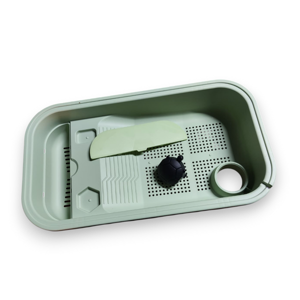 Acuario de tortuga tanque terrario de reptiles