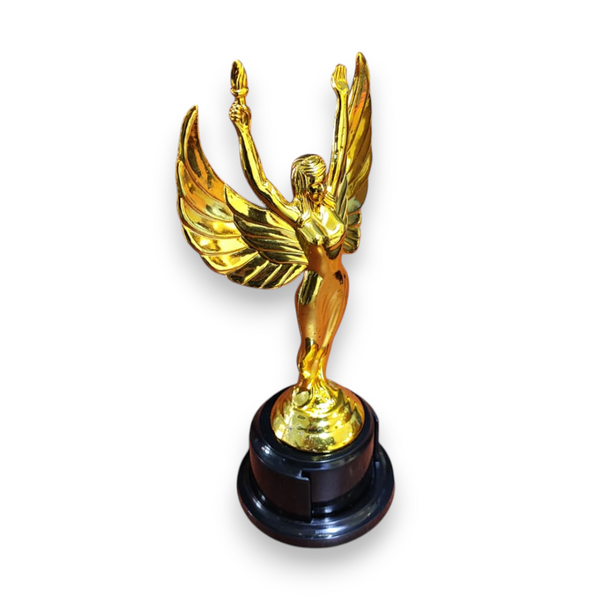 Pack 25 Trofeo premio estatuilla escolar dorada