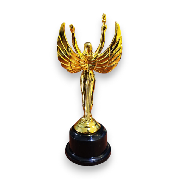 Pack 25 Trofeo premio estatuilla escolar dorada