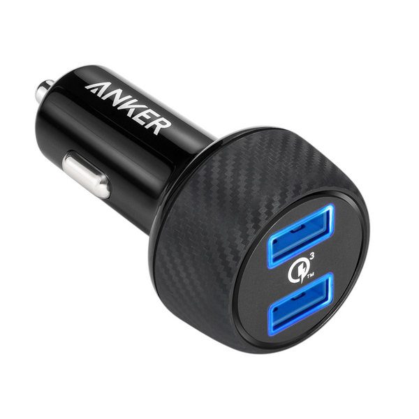Cargador usb para Carro Multi puerto ANKER carga rápida