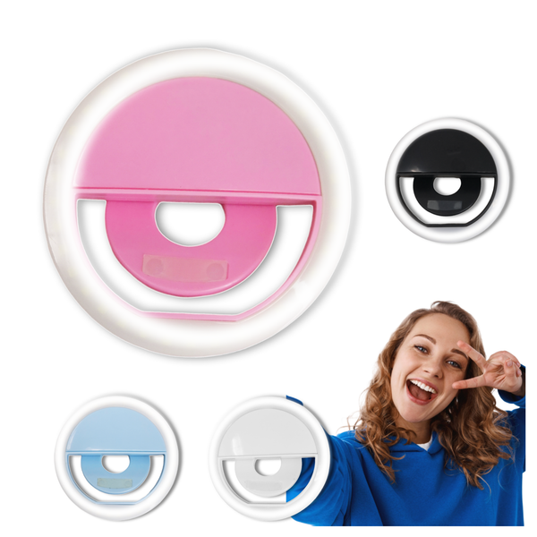 Aro de Luz Recargable para Celular selfie light