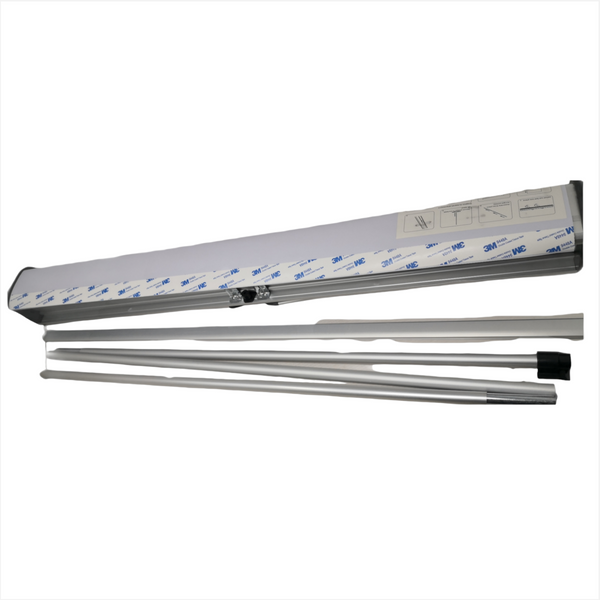 1.1 Soporte para banner enrollable 80x200cm Aluminio roll up