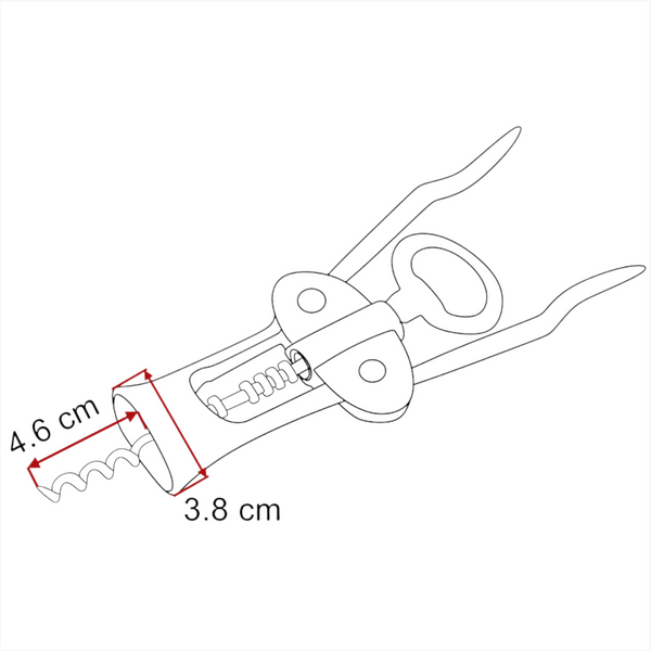 Sacacorchos Destapador Descorchador de alas Metálico