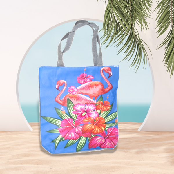 Bolsa De Playa Viaje Ecológica De Tela Estampado Animales