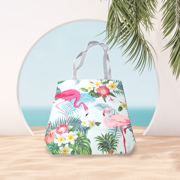 Bolsa De Playa Viaje Ecológica De Tela Estampado Animales