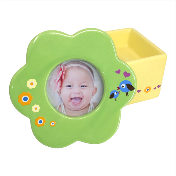 Caja Musical Niños alhajero Porta Retrato 13cms Tiny Tillia