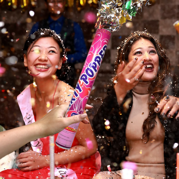 Bazuca lanzador Confeti Cañon party popper 100cm pack 5