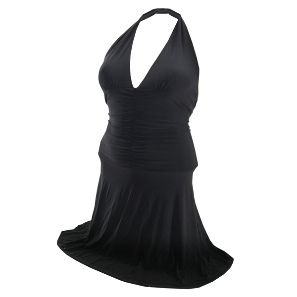Vestido Fiesta Casual Negro Para Mujer Cafe Corto