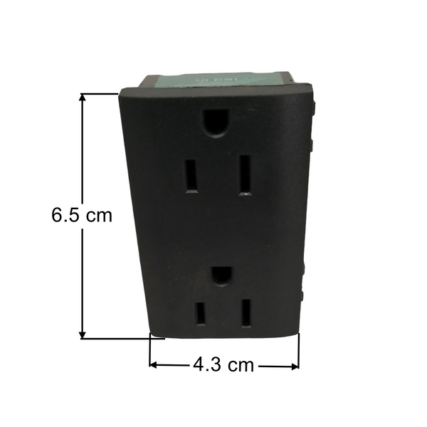 Contacto Doble Blanco Bv-136 Paquete 12 Pzs