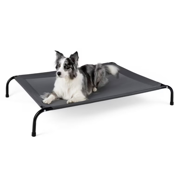 Cama cuna elevada portátil para perros 90x60X15 cm