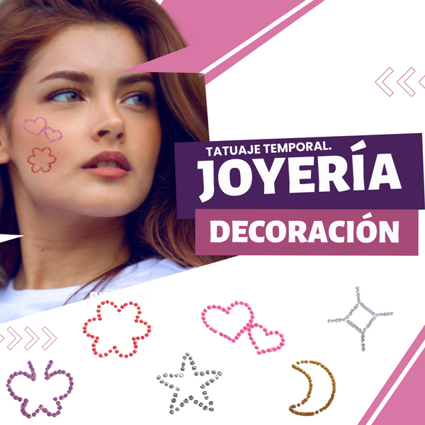 Joyeria decoración fantasía para niña Blister 6x12