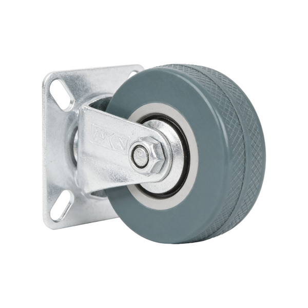 Pack 4 piezas Rueda rodaja de pvc de 2 pulgadas