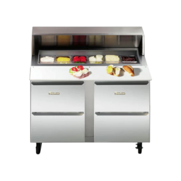 Mesa refrigerada acero inoxidable Traulsen upt6012-DD