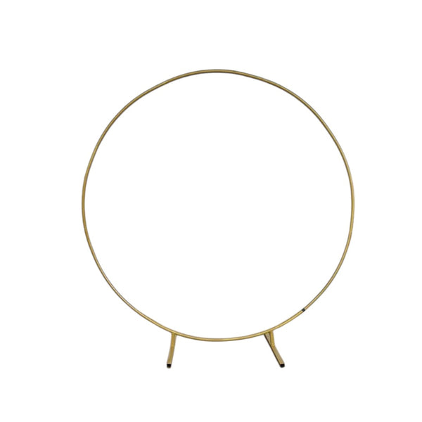 Aro para globos y flores decoración dorado 2 metros