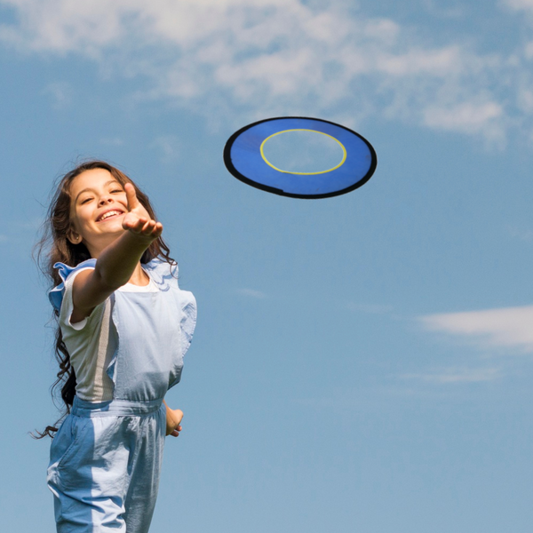 Disco Volador Aro Para Lanzar Juguete Niños Flying Ring 30cm