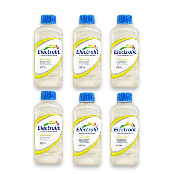 Pack2 caja Electrolito Lima-limon 24 botellas 625 ML