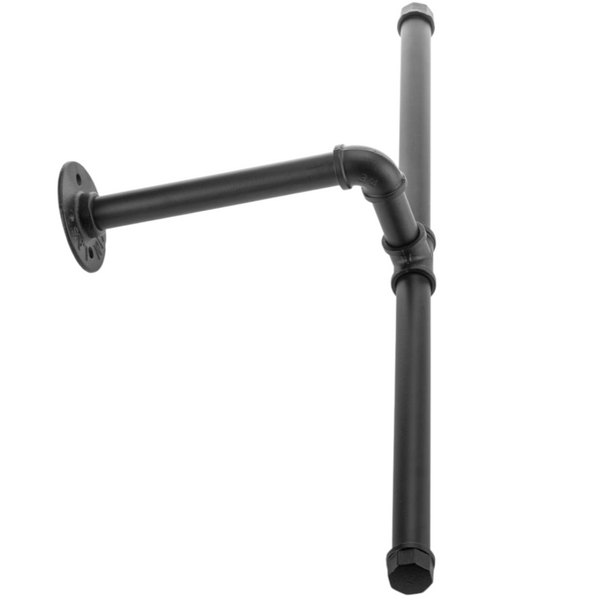 Perchero de pared acero colgador de ropa de tubo