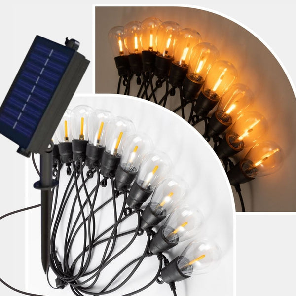Serie Guirnalda De Luz Solar De 10 Bombillas