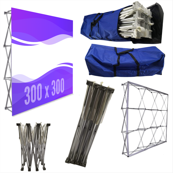 Muro Publicitario velcro 3x3 con tu diseño impreso