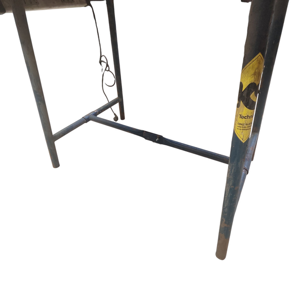 Mesa de trabajo madera metal con tornillo de banco 6 pulgadas