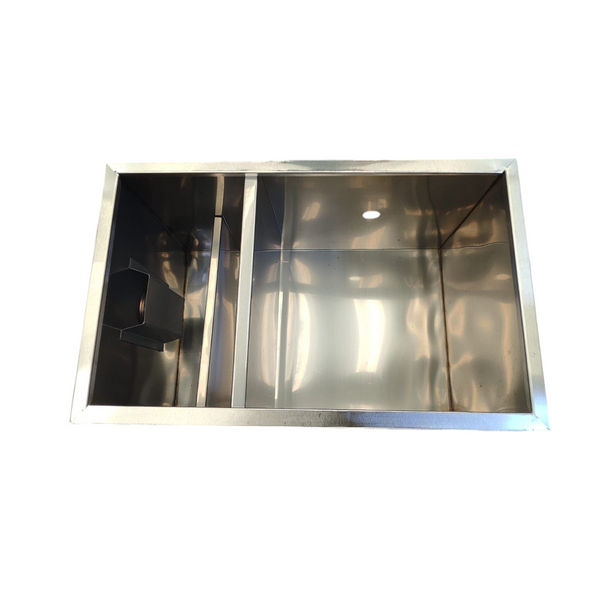 Trampa de grasa acero inoxidable para restaurante 40x25x25cm