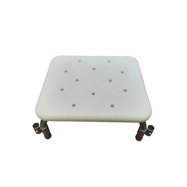 Silla banco ortopedica para baño blanca