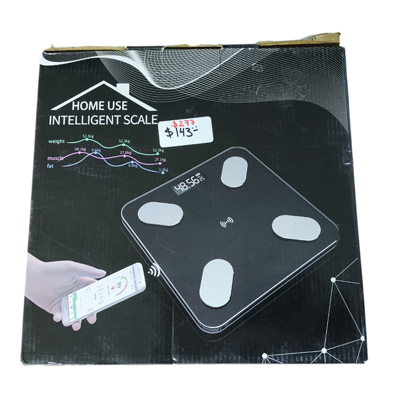 Báscula corporral inteligente 180kg color negro