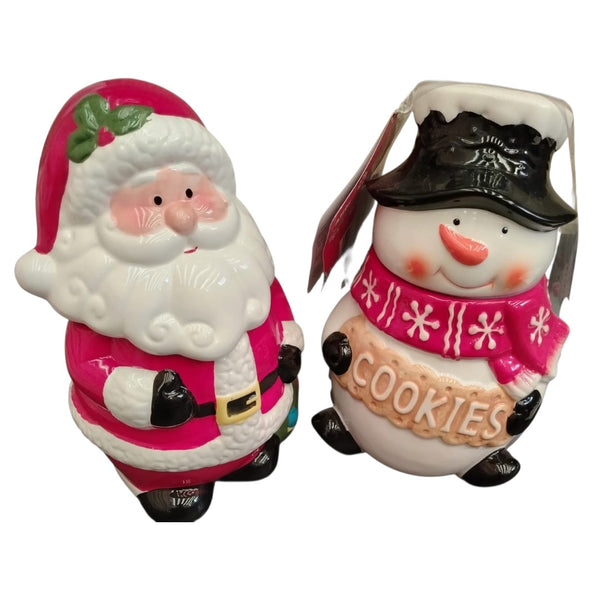 Galletero Santa Muñeco de Nieve con Galletas Sabor Mantequilla 200 g
