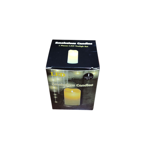 Pack 3 Vela luz led 10cm de plastico para decoracion I/E