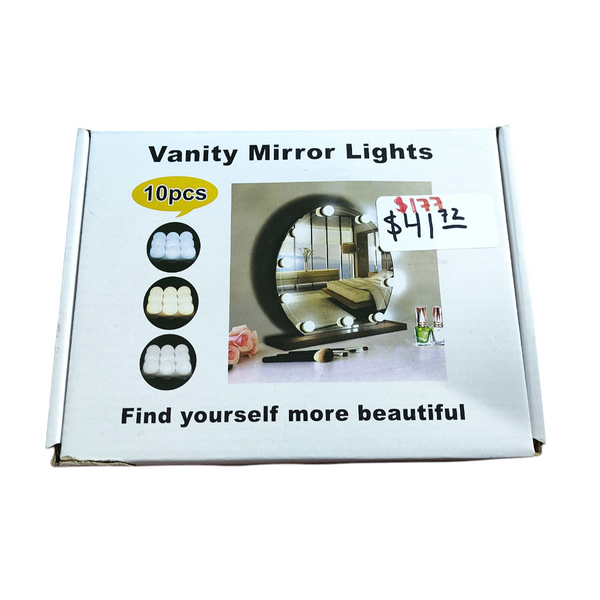 10 focos led USB Vanity para espejos maquillaje