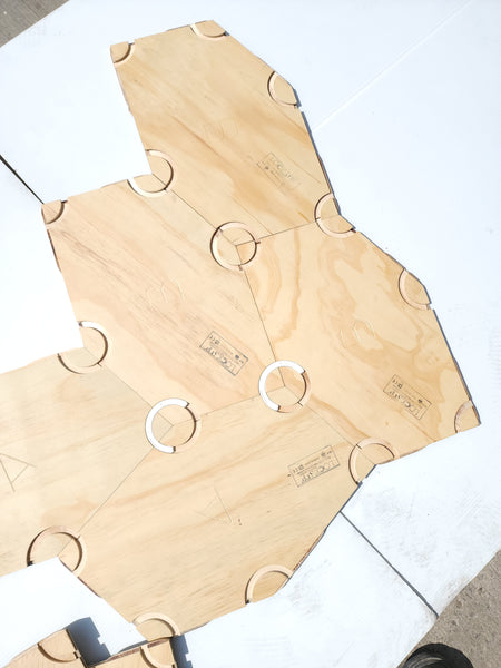 Piso HDF laminado madera Woodpeak caja 2.46m2 24pz España