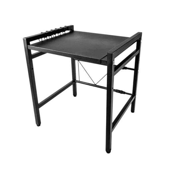 Estante de cocina extensible negro