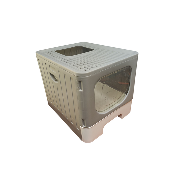 Caja De Arena Para Gatos Grande Plegable con Pala