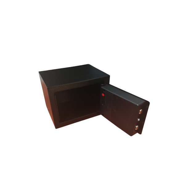Caja fuerte electronica de suguridad digital y llave negro
