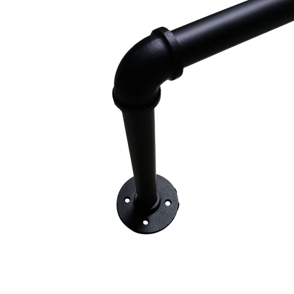 Perchero para ropa de pared negro